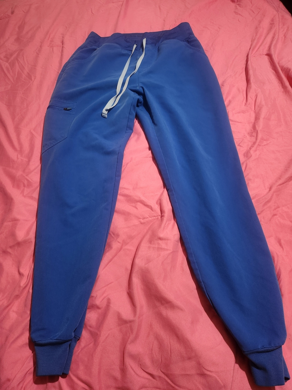 Figs Set Of 2 Zamora Royal Blue Jogger with Drawstring Waist Technical Colletion